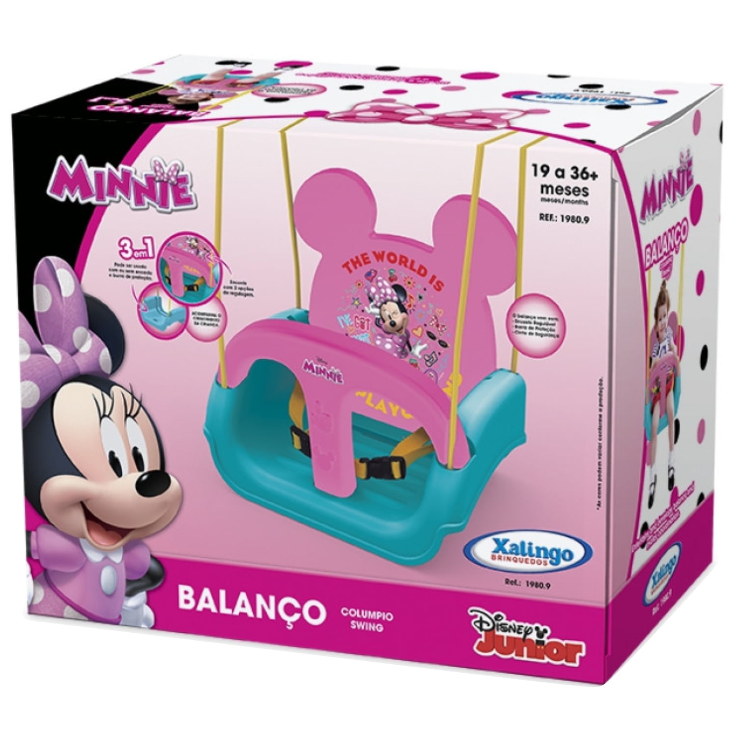 Balanço 3 em 1 Minnie - Cama Elástica RS