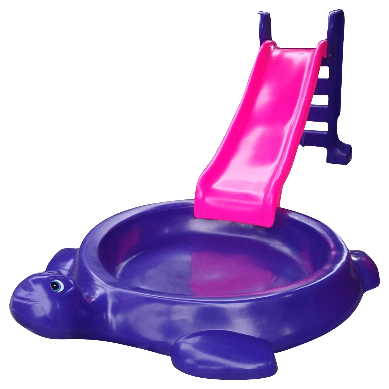 Escorregador Médio + Tanque de Areia Jabuti Roxo