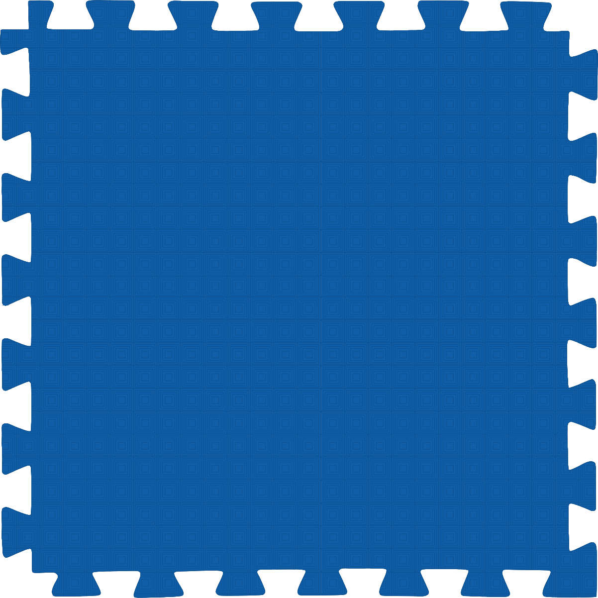 Tatame (E.V.A) 0,50m x 0,50m de 10mm - Azul Royal