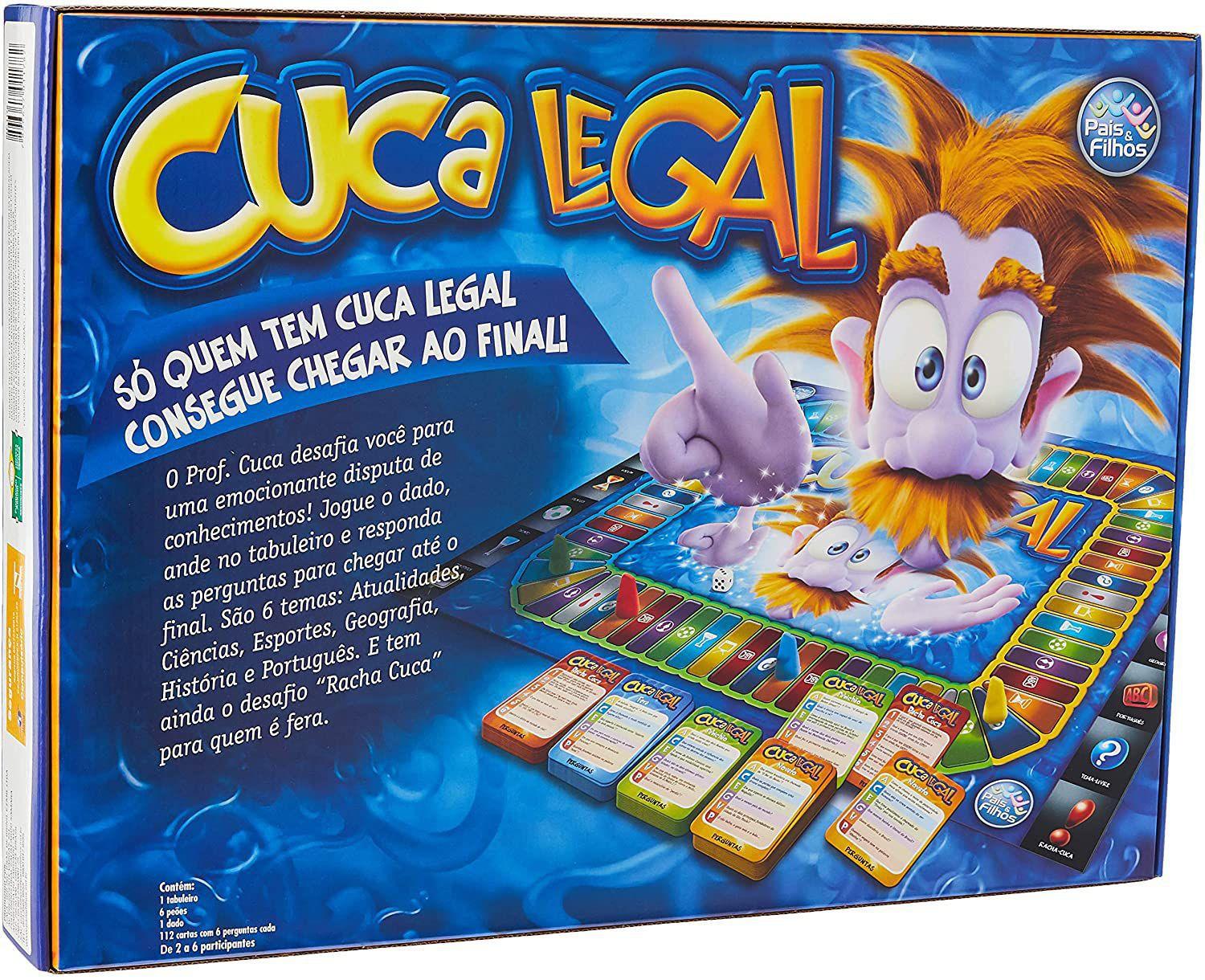 Jogo Cuca Legal Pais & Filhos + 600 Perguntas Top Line - Pais e