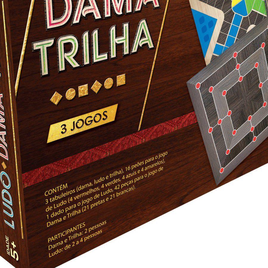 JOGO LUDO DAMA TRILHA PAIS E FILHOS - Santa Helena - Supermercado online em  Belo Horizonte ( BH ), Betim, Nova Lima, Sete Lagoas, Contagem, e toda  região metropolitana