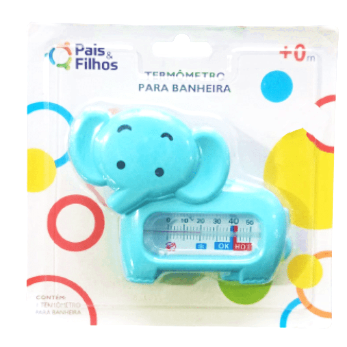 Termômetro de Banheira Elefantinho - Azul