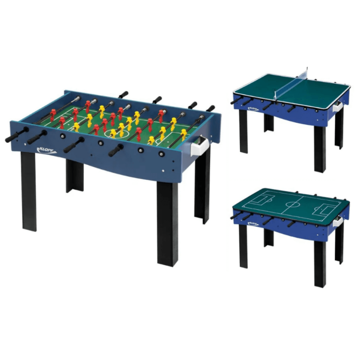 Mini Mesa de Jogos 4 em 1 - Bilhar, Pebolin, Hóquei e Ping Pong