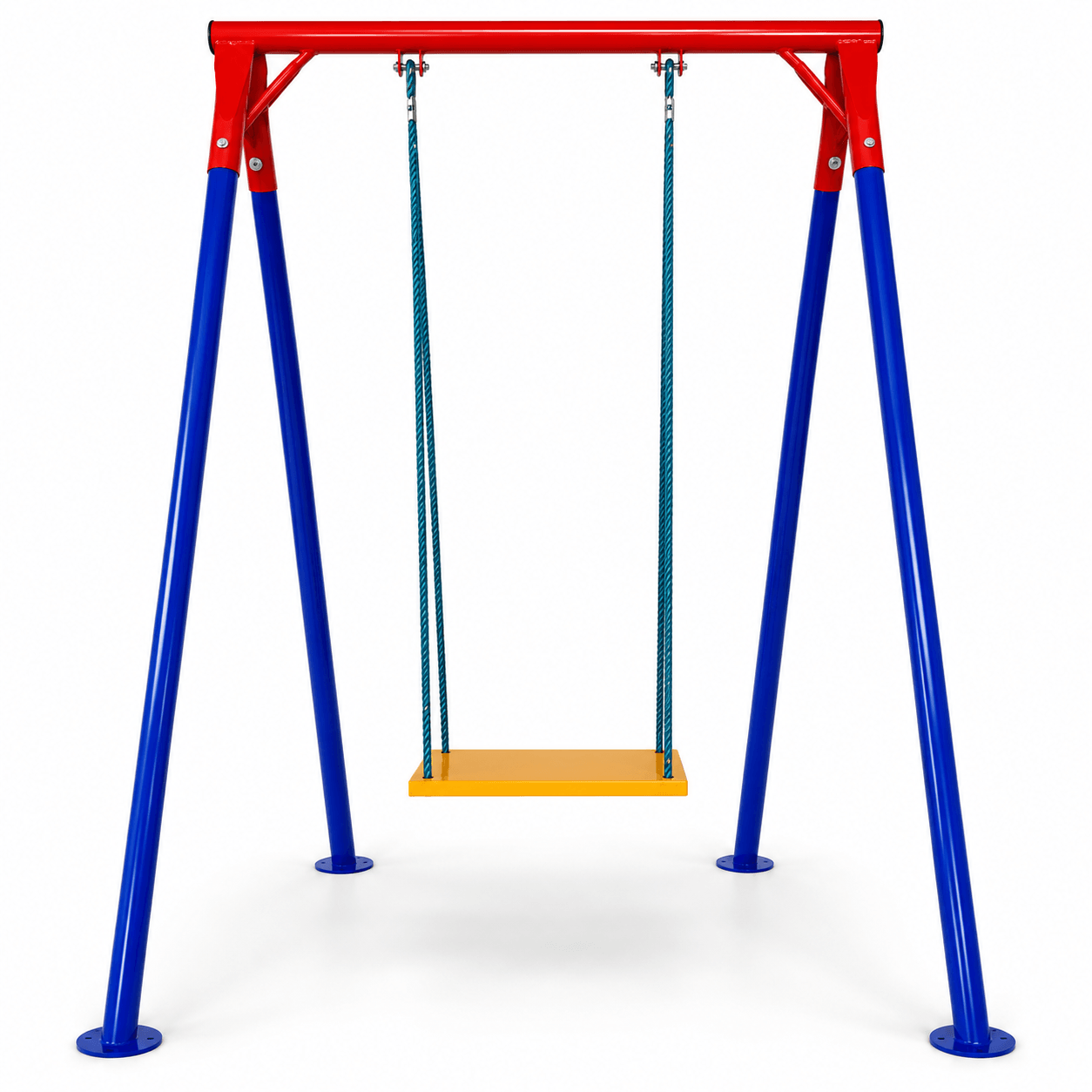 Balanço 1 Lugar  Playground de Ferro Colorido 