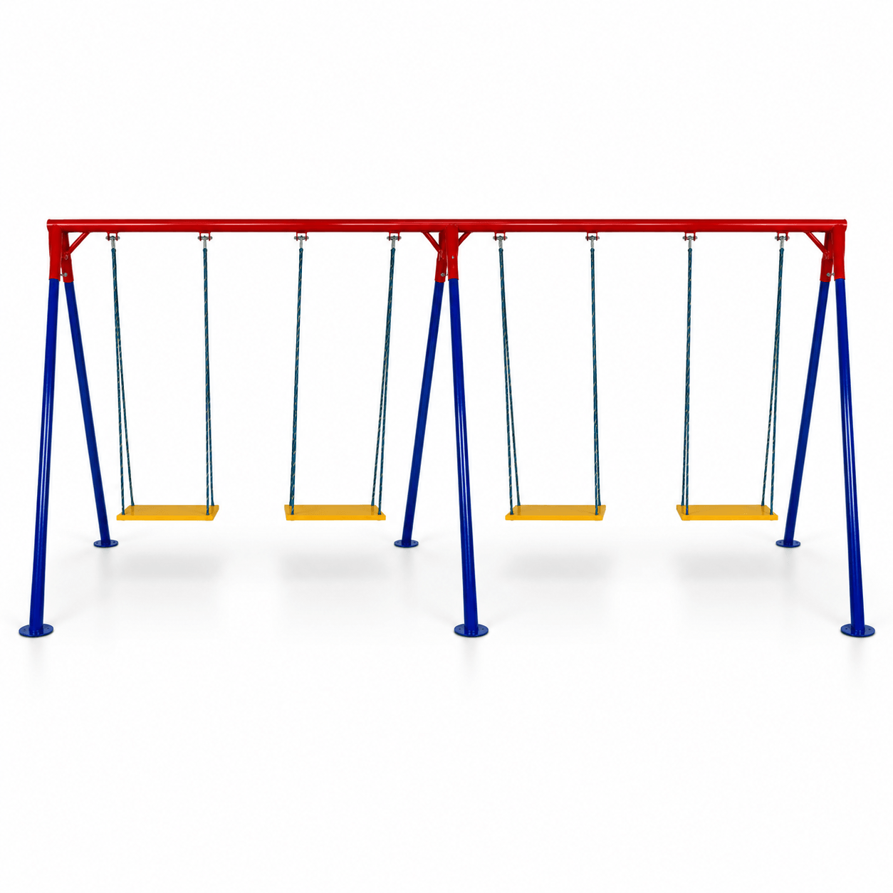 Balanço 4 Lugar  Playground de Ferro Colorido 