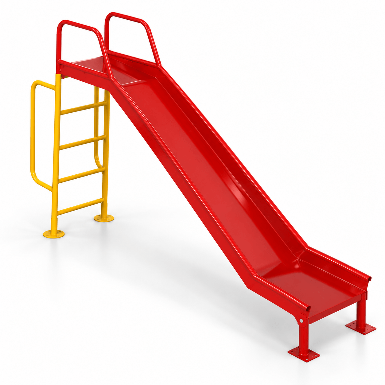 Escorregador 2m Playground de Ferro Colorido 
