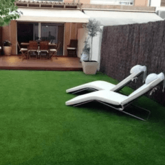 Grama Sintética  Verde 12mm Top Garden