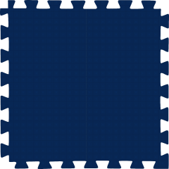 Tatame (E.V.A) 0,50m x 0,50m de 20mm - Azul Marinho 