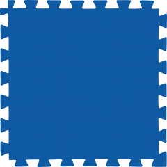 Tatame (E.V.A) 0,50m x 0,50m de 20mm - Azul Royal 