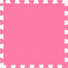 Tatame (E.V.A) 0,50m x 0,50m de 20mm - Rosa