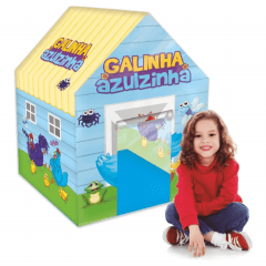 Casinha Barraca Infantil Galinha Azulzinha