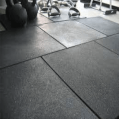 Piso Emborrachado 0,50cm x 0,50cm de 11mm