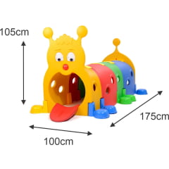 Túnel Centopeia Colorido Túnel Centopeia Colorido