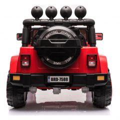 Jipe Elétrico 12v - Vermelho (Dois Motores) 