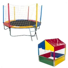 CAMA 3,05 E PISCINA 1,10m COM 500 BOLINHAS + TATAMES - PRODUTO ESPECIAL ALISSON CAMA 3,05 E PISCINA 1,10m COM 500 BOLINHAS + TATAMES - PRODUTO ESPECIAL ALISSON