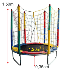 Cama Elástica Nacional 1,20m PK 