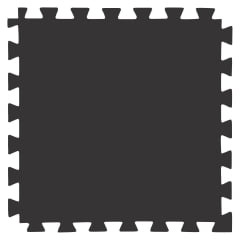E.V.A Tatame de 1,00 x 1,00m de 20mm - Preto / Cinza - Bicolor
