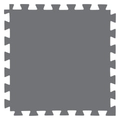 E.V.A Tatame de 1,00 x 1,00m de 20mm - Preto / Cinza - Bicolor