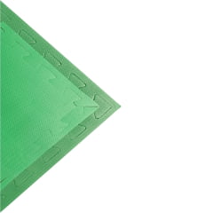 E.V.A Tatame de 1,00 x 1,00m de 20mm - Verde Escuro / Verde Claro - Bicolor