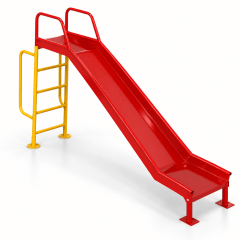 Escorregador 2m Playground de Ferro Colorido 
