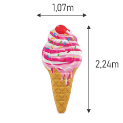 Boia Colchão Ice Crean (sorvete) - 2,24m X 1,07m - Grande