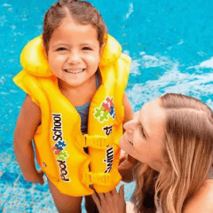 Colete Salva Vidas Inflável Infantil - Pool School 